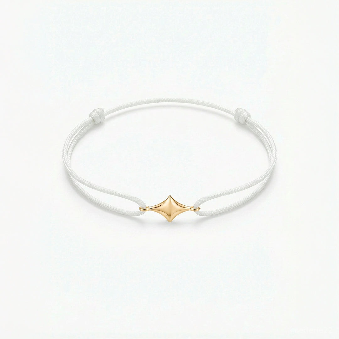 Bracelet Minuit - Bracelet Argent 925 Fil Coloré | Best-seller | Édition Maman