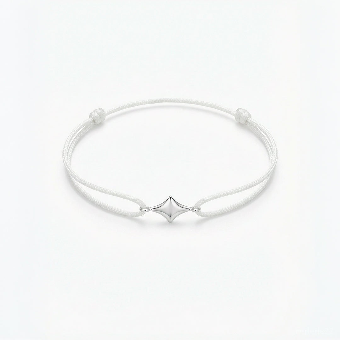 Bracelet Minuit - Bracelet Argent 925 Fil Coloré | Best-seller | Édition Maman