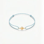 Bracelet Minuit - Bracelet Argent 925 Fil Coloré | Best-seller | Édition Maman