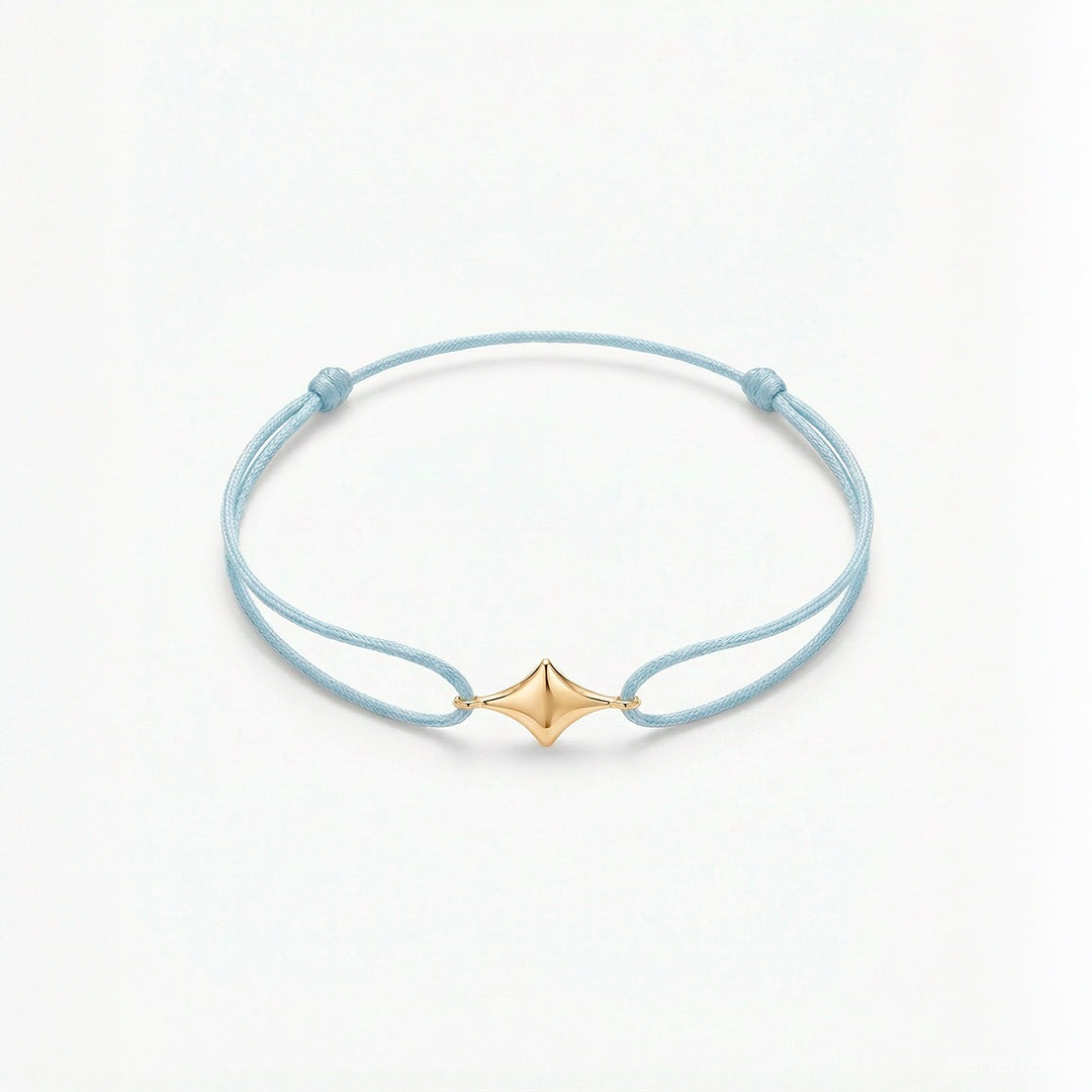 Bracelet Minuit - Bracelet Argent 925 Fil Coloré | Best-seller | Édition Maman