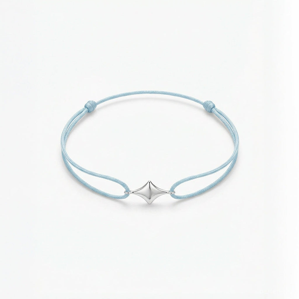 Bracelet Minuit - Bracelet Argent 925 Fil Coloré | Best-seller | Édition Maman