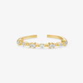 Bague Polaire - Bague Ajustable Argent 925 Or 18k | Lueur Glacée