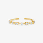 Bague Polaire - Bague Ajustable Argent 925 Or 18k | Lueur Glacée