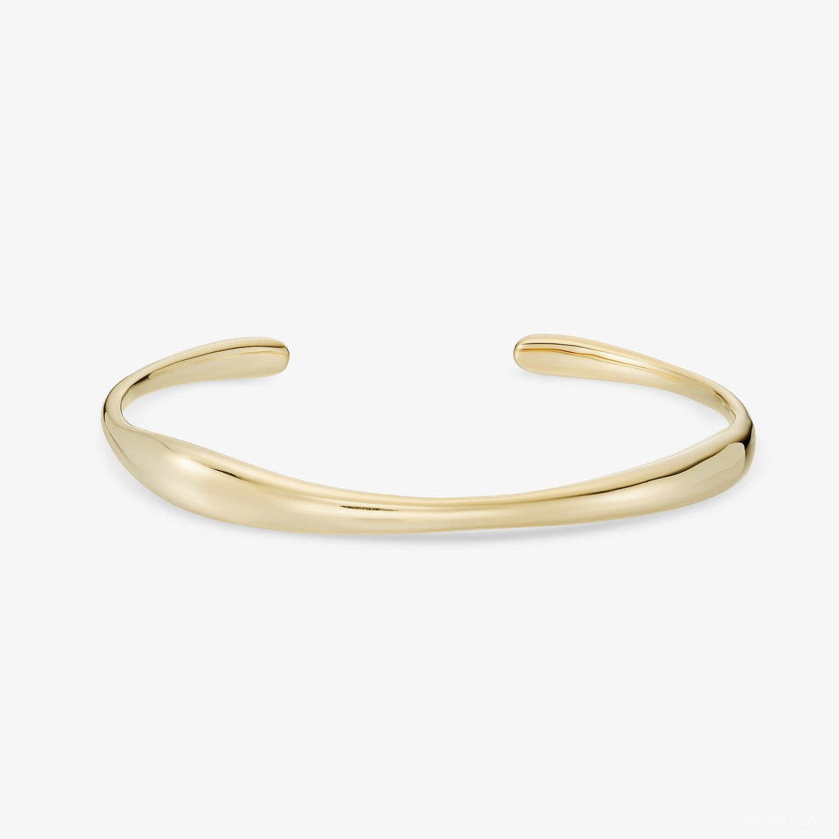 Bracelet Sole - Bracelet Laiton Dorure Or 18k | Design Courbe Libre