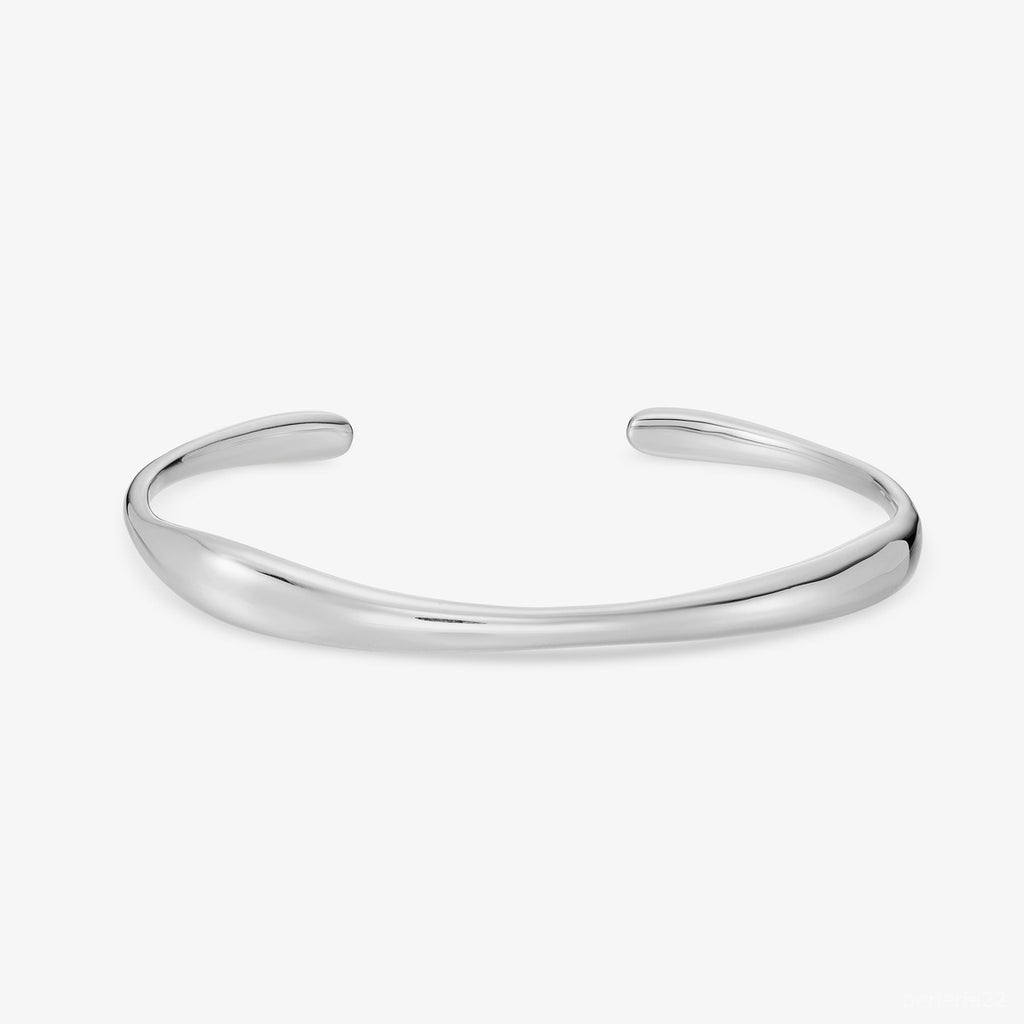 Bracelet Sole - Bracelet Laiton Dorure Or 18k | Design Courbe Libre
