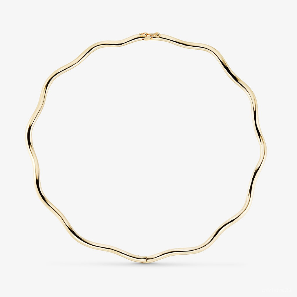 Collier Gio - Collier Laiton Dorure Or 18k | Design Sculptural Moderne