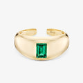 Bague Notte - Bague Laiton Dorure Or 18k | Minimaliste & Intense