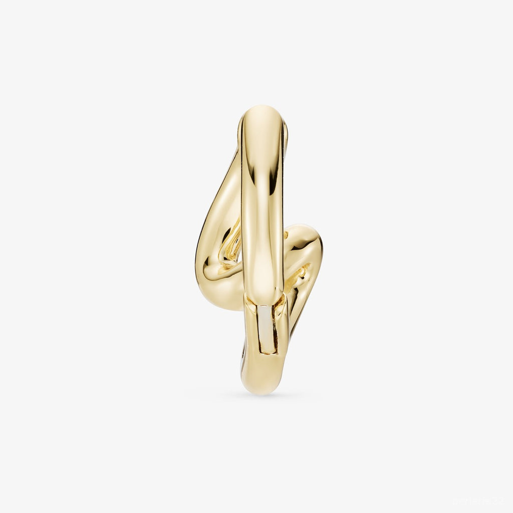 Créole Sole - Boucle d'Oreille Argent 925 Or 18k | Vendue par Unité