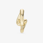 Créole Sole - Boucle d'Oreille Argent 925 Or 18k | Vendue par Unité
