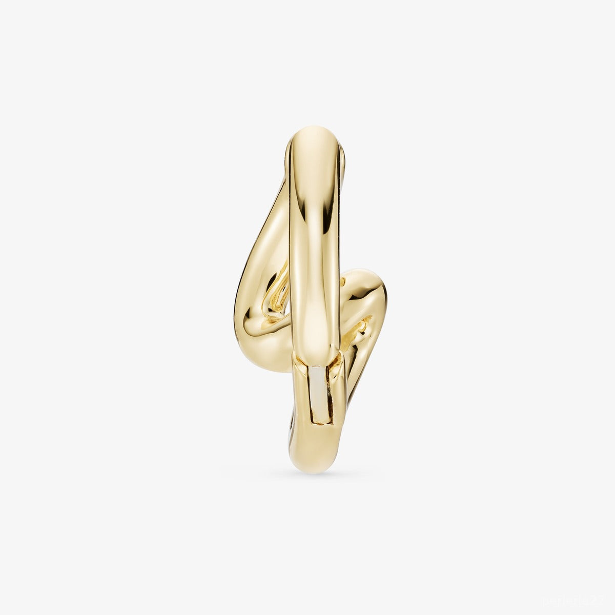 Créole Sole - Boucle d'Oreille Argent 925 Or 18k | Vendue par Unité