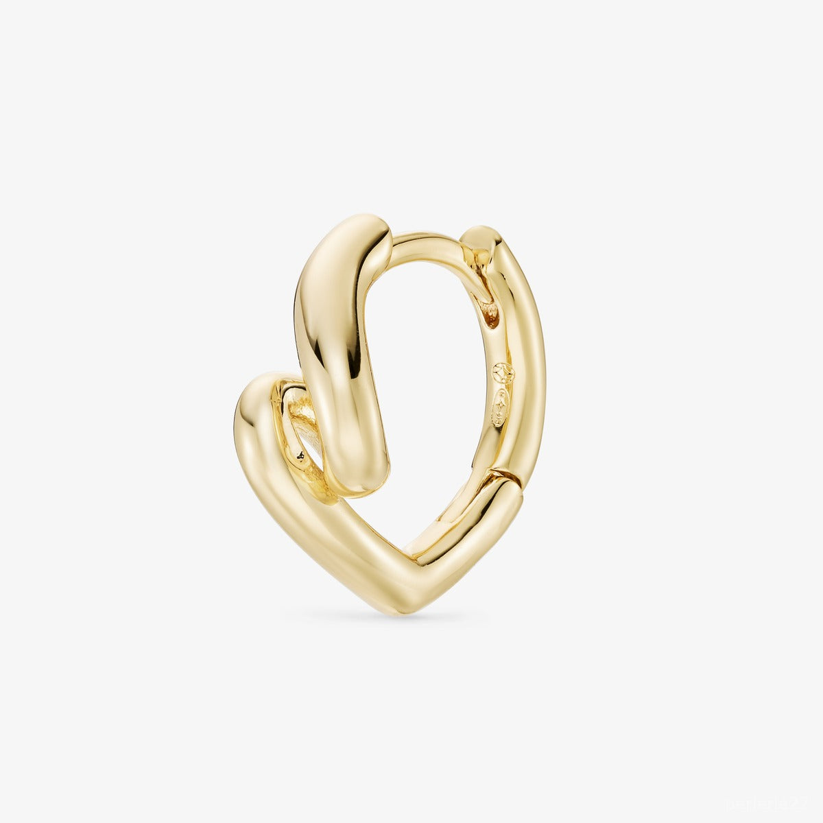 Créole Sole - Boucle d'Oreille Argent 925 Or 18k | Vendue par Unité