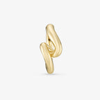 Créole Sole - Boucle d'Oreille Argent 925 Or 18k | Vendue par Unité