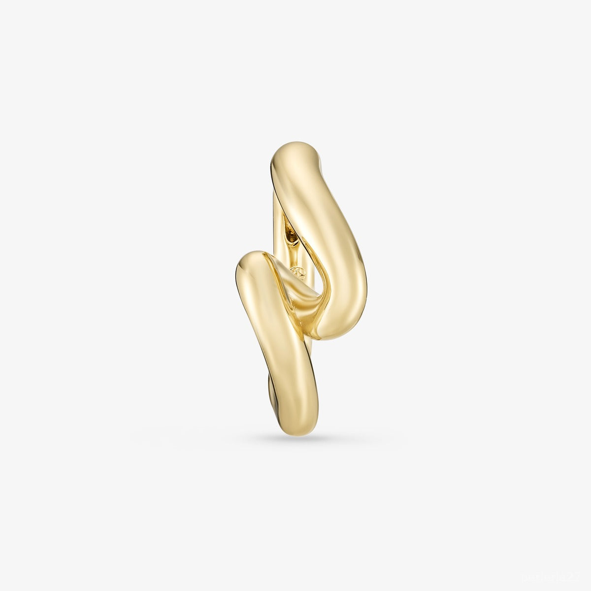 Créole Sole - Boucle d'Oreille Argent 925 Or 18k | Vendue par Unité