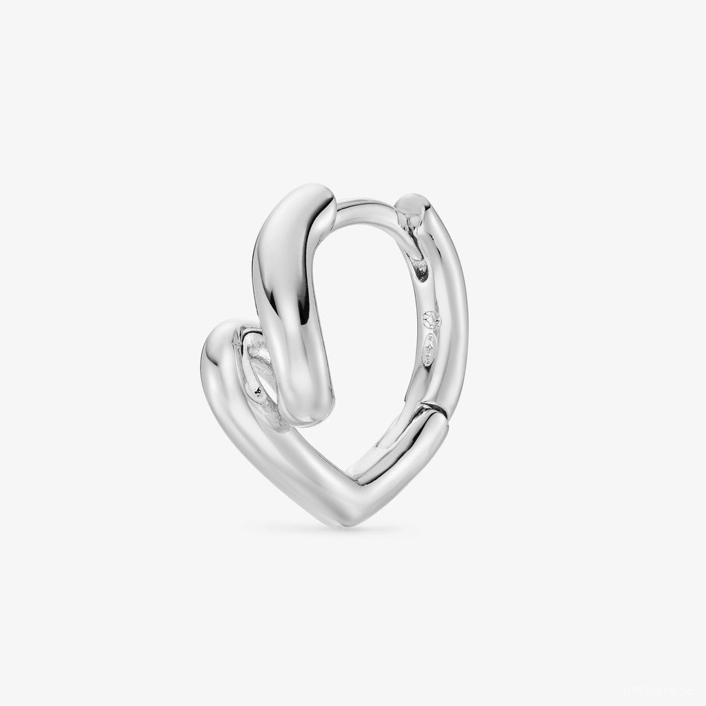 Créole Sole - Boucle d'Oreille Argent 925 Or 18k | Vendue par Unité