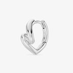 Créole Sole - Boucle d'Oreille Argent 925 Or 18k | Vendue par Unité