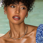 Collier Gio - Collier Laiton Dorure Or 18k | Design Sculptural Moderne