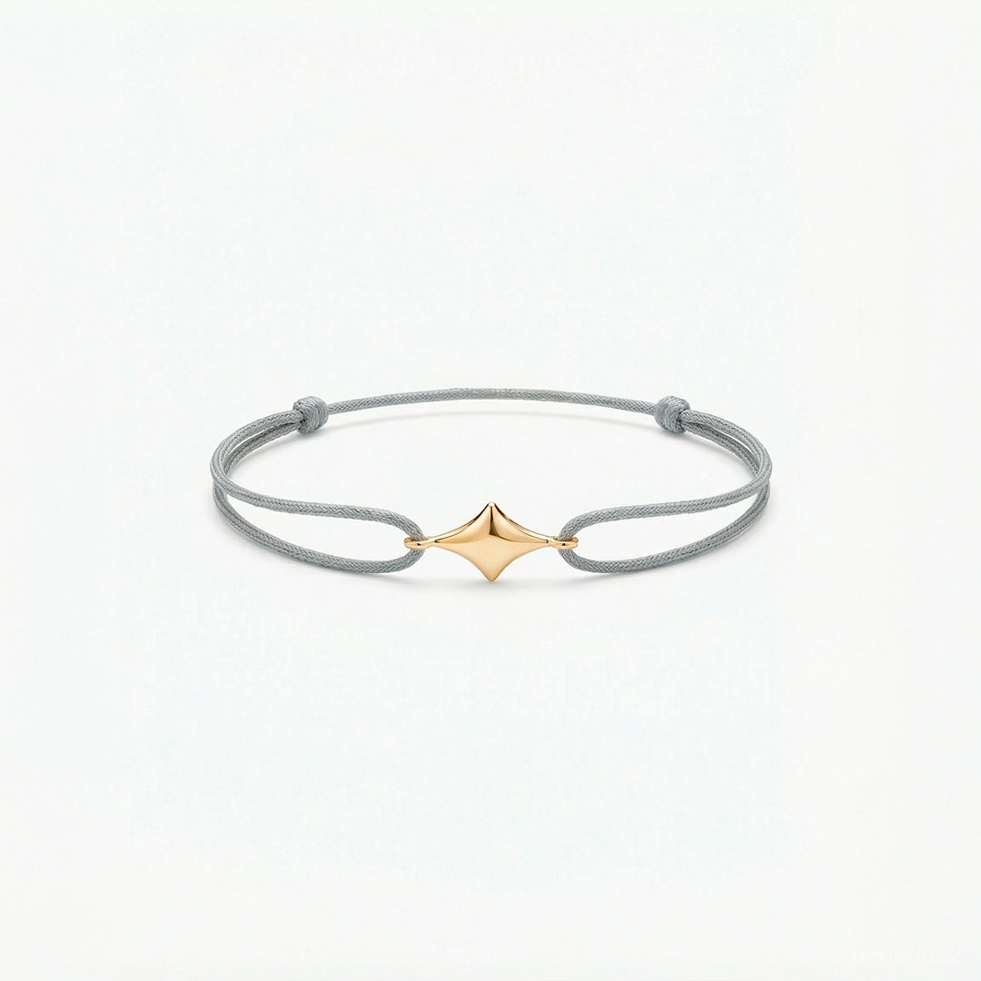 Bracelet Minuit - Bracelet Argent 925 Fil Coloré | Best-seller | Édition Maman