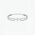 Bracelet Minuit - Bracelet Argent 925 Fil Coloré | Best-seller | Édition Maman