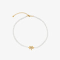 Collier Ariel - Collier Perles Naturelles & Étoile de Mer | Argent 925 Or 18k