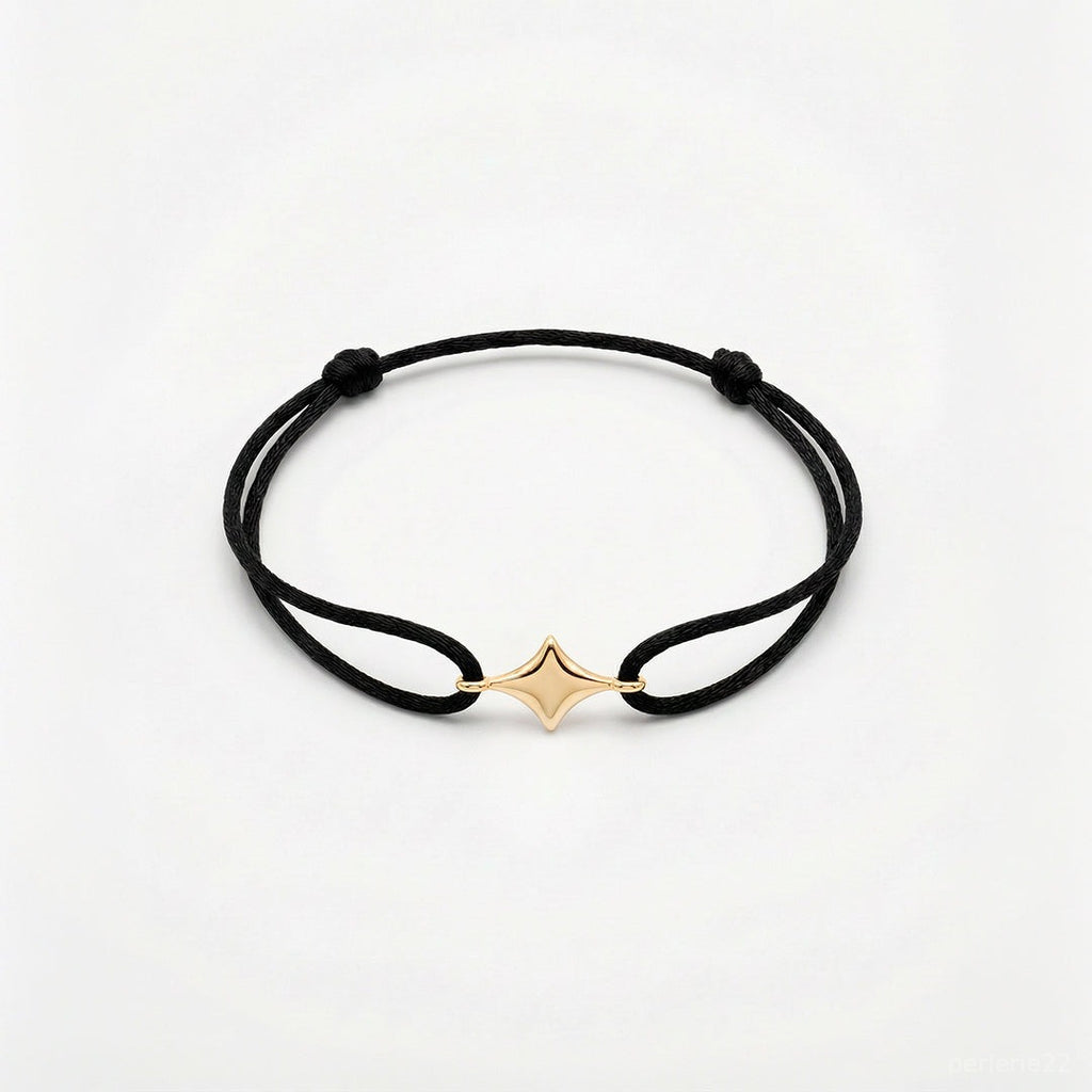 Bracelet Minuit - Bracelet Argent 925 Fil Coloré | Best-seller | Édition Maman