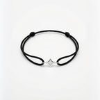 Bracelet Minuit - Bracelet Argent 925 Fil Coloré | Best-seller | Édition Maman