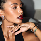 Bracelet Sole - Bracelet Laiton Dorure Or 18k | Design Courbe Libre