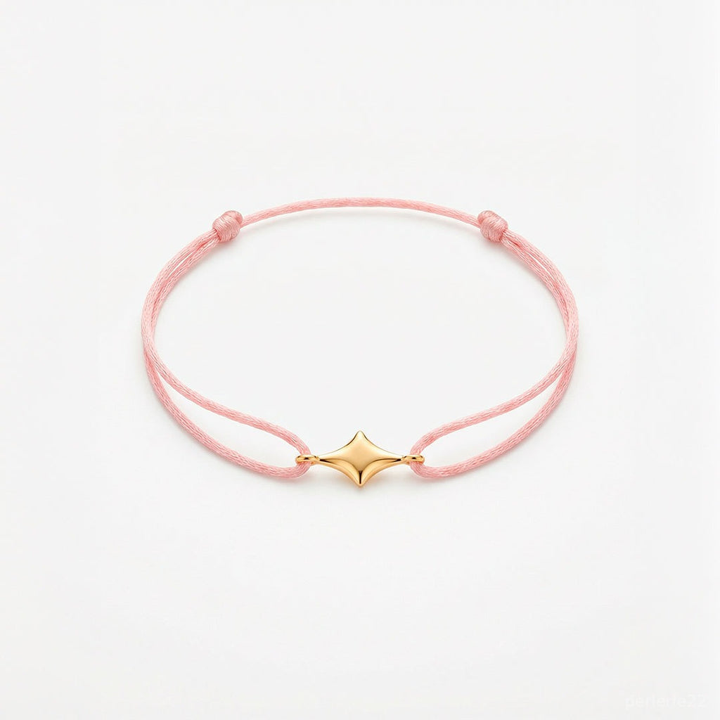 Bracelet Minuit - Bracelet Argent 925 Fil Coloré | Best-seller | Édition Maman