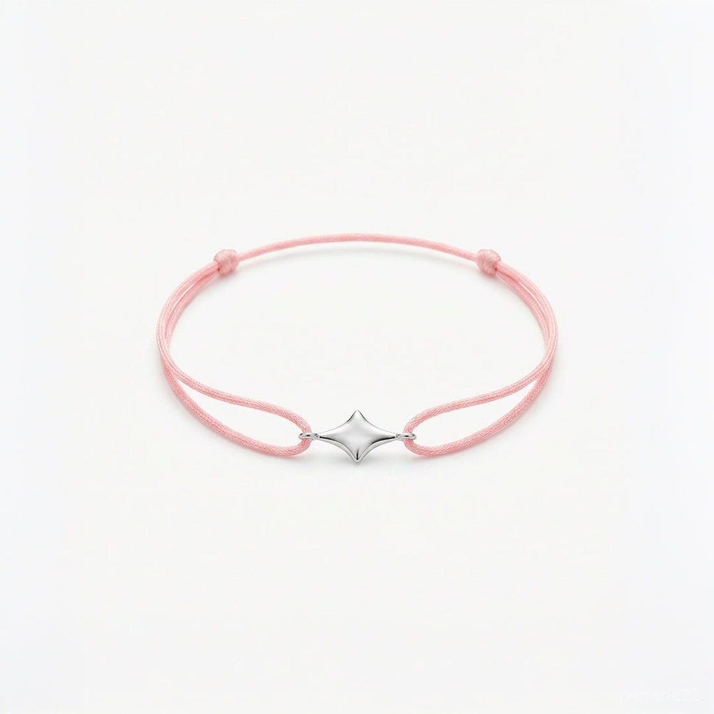 Bracelet Minuit - Bracelet Argent 925 Fil Coloré | Best-seller | Édition Maman