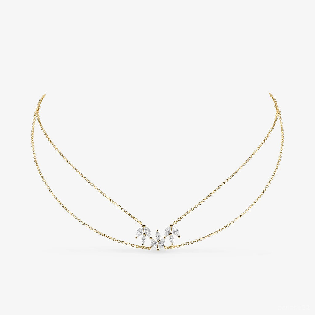 Collier Féline - Collier Créole Argent 925 Doré Or 18k | Design Félins