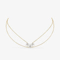 Collier Féline - Collier Créole Argent 925 Doré Or 18k | Design Félins