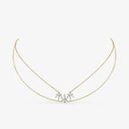Collier Féline - Collier Créole Argent 925 Doré Or 18k | Design Félins