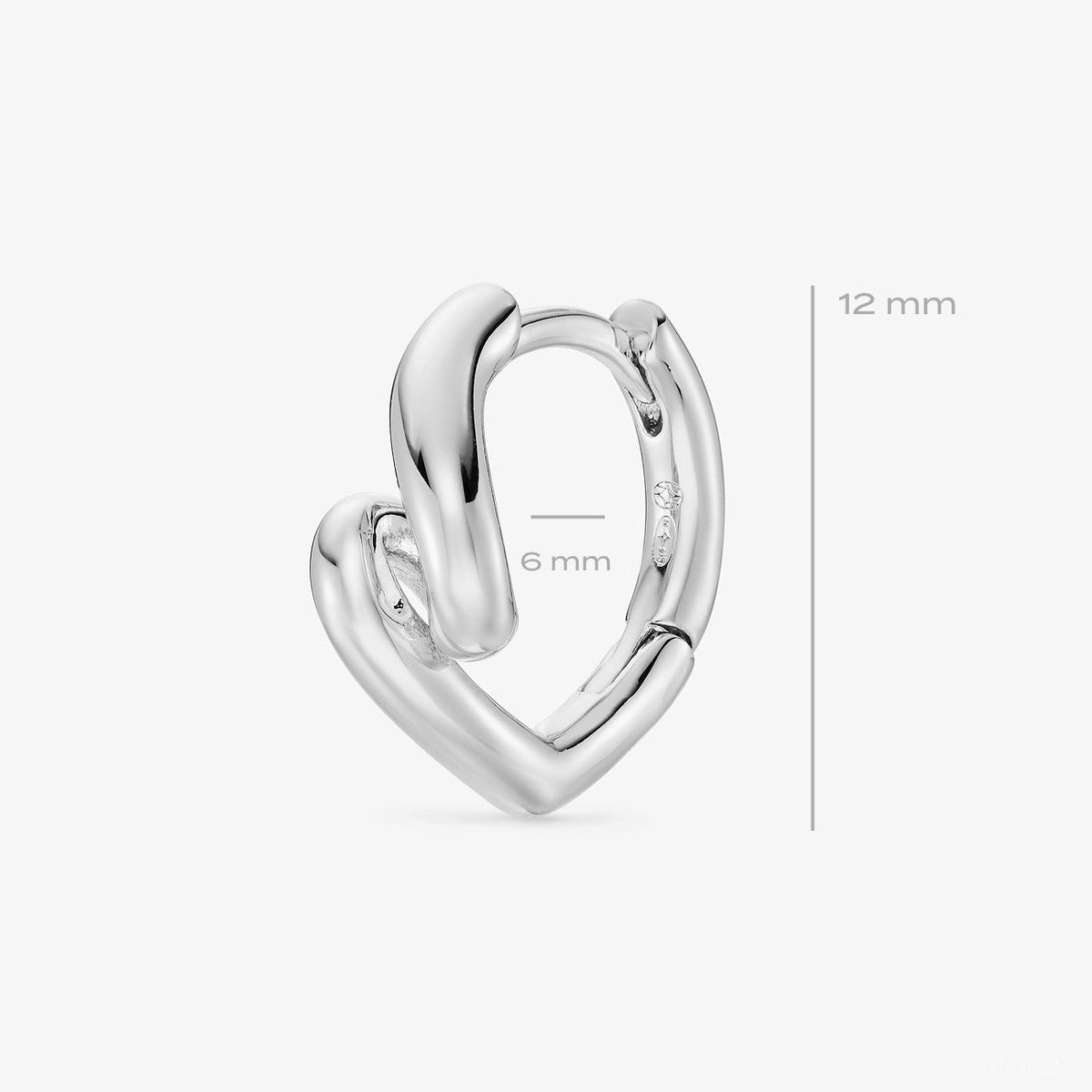 Créole Sole - Boucle d'Oreille Argent 925 Or 18k | Vendue par Unité