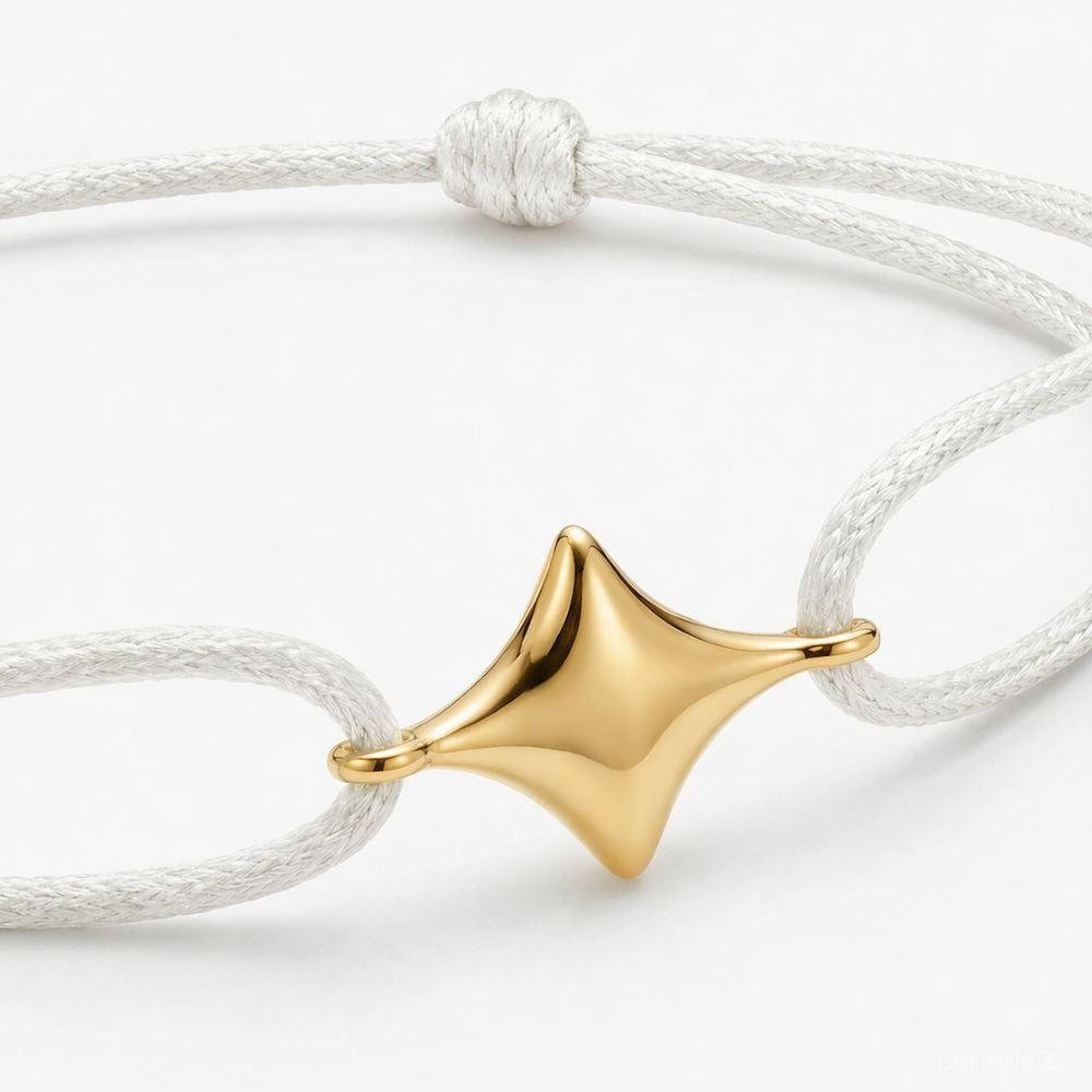 Bracelet Minuit - Bracelet Argent 925 Fil Coloré | Best-seller | Édition Maman