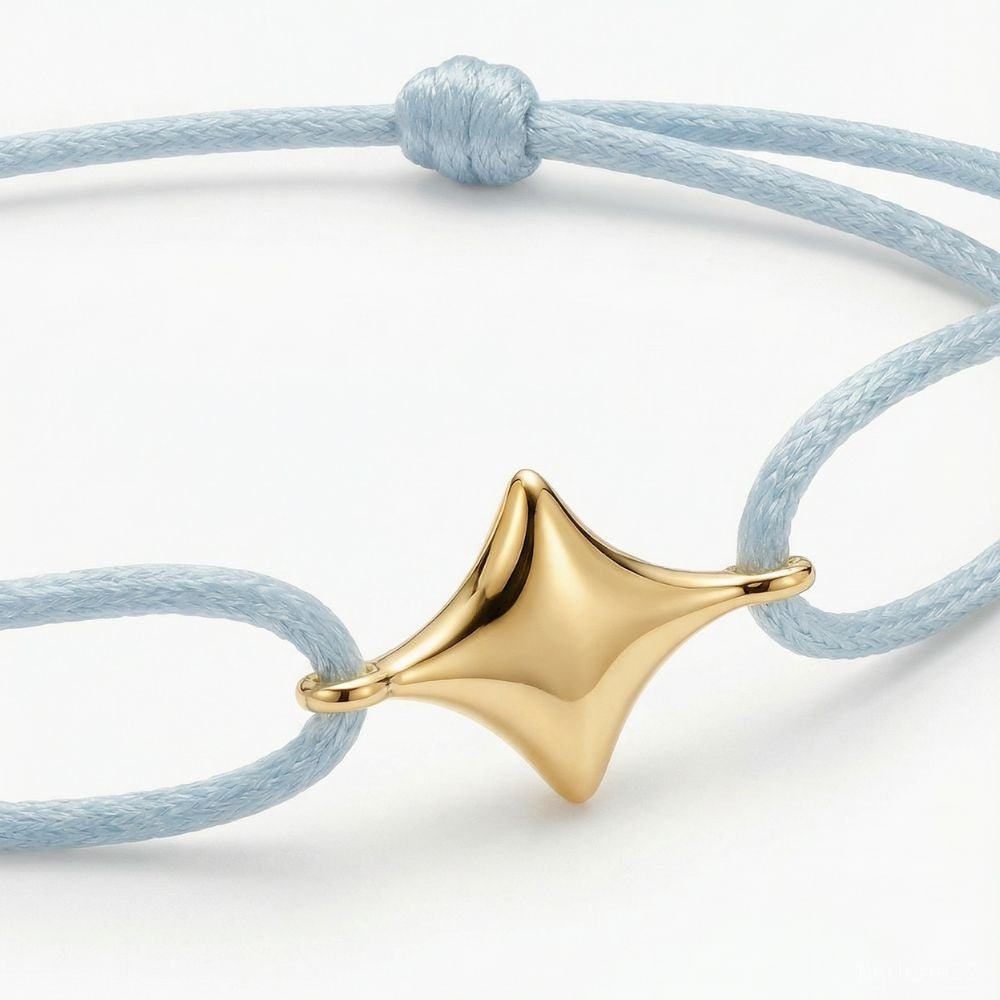 Bracelet Minuit - Bracelet Argent 925 Fil Coloré | Best-seller | Édition Maman