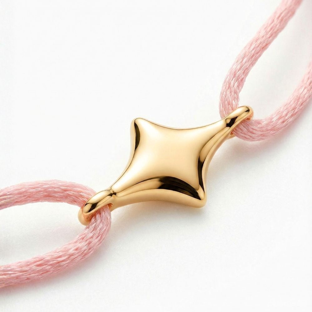 Bracelet Minuit - Bracelet Argent 925 Fil Coloré | Best-seller | Édition Maman