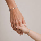 Bracelet Minuit - Bracelet Argent 925 Fil Coloré | Best-seller | Édition Maman